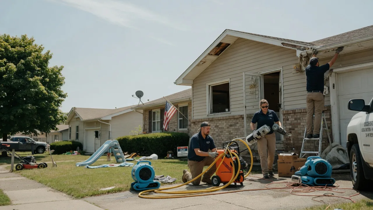 Water Damage Restoration in Lincoln, IL near me